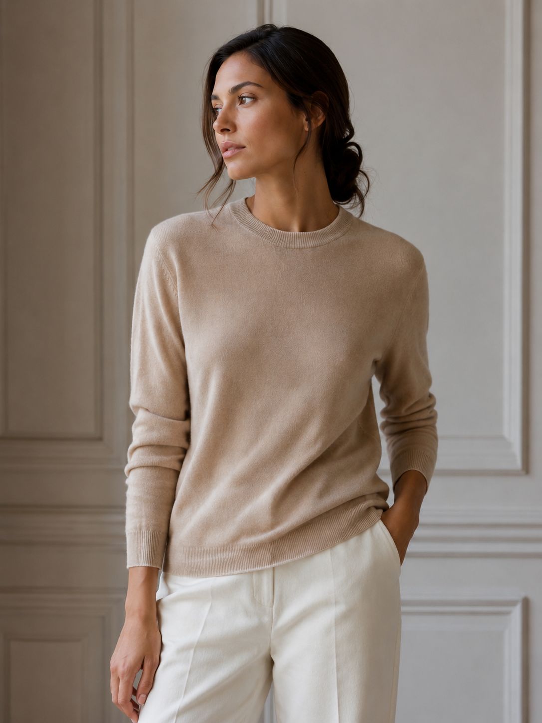 Pull cachemire femme